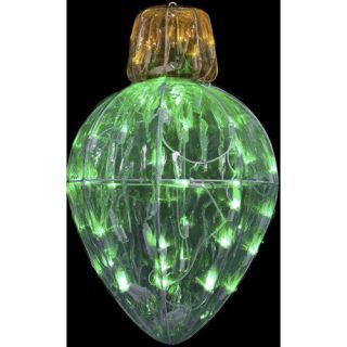 Gemmy Industries Starry Night Bulb Shape Splendor Ornament