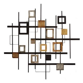 Metal Abstract Framed Wall Art   31W x 31H in.   Wall Art
