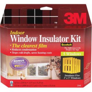 3M 2141W 6 Interior Shrink Film Window Kit