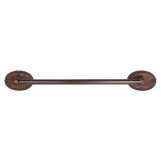The Copper Factory Artisan Antique Copper Single Towel Bar (Common 18 in; Actual 21.25 in)