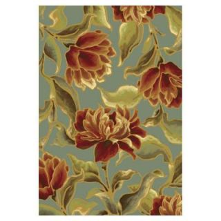Kas Rugs Spacious Florals Blue 2 ft. 2 in. x 3 ft. 7 in. Area Rug VER854422X37