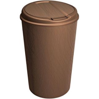 Hefty 10.5 Gallon Textured Touch Lid Waste Can