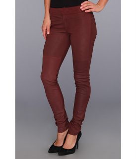 graham and spencer sop3698 stretch leather pant rosewood