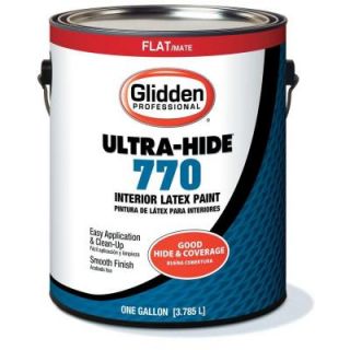 Glidden Professional 1 gal. Ultra Hide 770 Flat Interior Paint GP7 2300 01