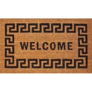 Home & More Greek Key Welcome Doormat
