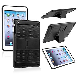 BasAcc Black/ Black TPU Hybrid Case with Stand for Apple® iPad Mini