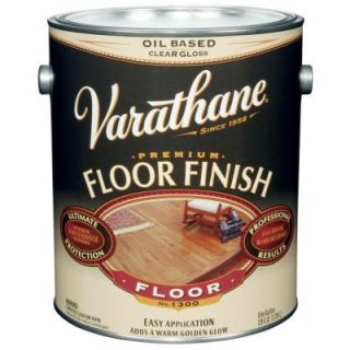 Varathane 1 gal. Clear Gloss 350 VOC Oil Based Floor Finish Polyurethane (Case of 2) 214550