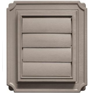 Builders Edge 7.875 in. x 7.875 in. Scalloped Exhaust Siding Vent in Clay 140137079008