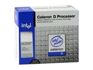 Intel Celeron D 320 Prescott Single Core 2.4 GHz Socket 478 BX80546RE2400C Processor