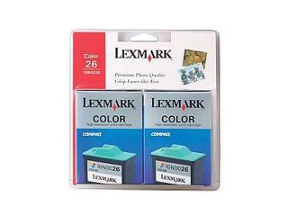 LEXMARK 10N0139 Twin Pack #26 Print Cartridge