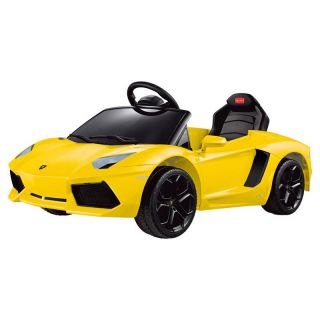 Rastar Lamborghini Aventador LP700 4 6V Remote Controlled Car   Yellow   Battery Powered Riding Toys