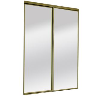 ReliaBilt Mirror Panel Sliding Closet Interior Door (Common 48 in x 80 in; Actual 48 in x 80 in)