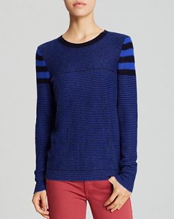 AQUA Sweater   Multi Stripe Cashmere