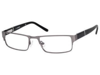 Claiborne 204 Eyeglasses In Color Semi Matte Ruthenium Size 55/18/150
