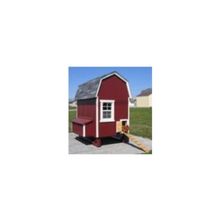 Little Cottage Company Gambrel Barn Chicken House with Nesting Box and