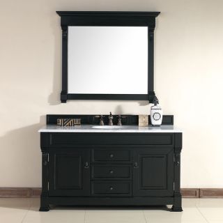 60 Inch Brookfield Antique Black Single Vanity   16848759  