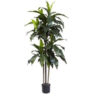 Nearly Natural Dracaena Plant in Planter