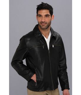 marc new york by andrew marc garner leather jacket black