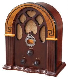 Crosley Companion Vintage Radio   Walnut   Record Players & Vintage Radios