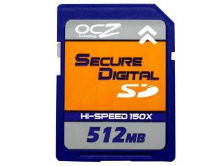 OCZ 512MB Secure Digital (SD) Flash Card Model OCZSD150 512