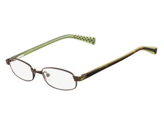 NIKE Eyeglasses 5566 248 Brown Tortoise Green 45MM