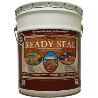 READY SEAL 5 gal. Redwood Exterior Wood Stain and Sealer 520