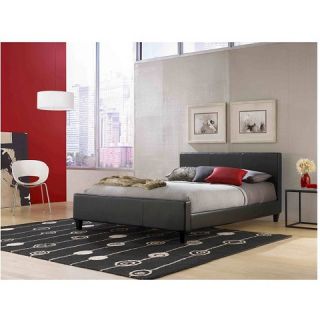 Fashion Bed Group Euro Platform Bed   Black (Queen)