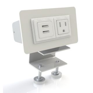 Scale 11 EYHOV Rail Desktop Mounted Power Unit with 1 Outlet and 2
