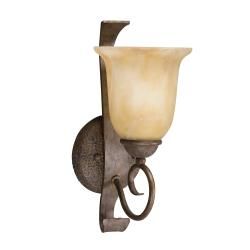 Transitional 1 light Aged Iron Wall Sconce  ™ Shopping