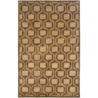 LR Resources Contemporary Natural 3 ft. 6 in. x 5 ft. 6 in. Plush Rectangle Indoor Area Rug LR9303 NA46