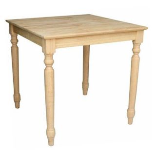 International Concepts Unfinished Kenton Valley Dining Table   Dining Tables