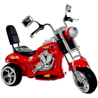 Lil' Rider Red Rocking 3 Wheel Chopper Motorcycle 6 Volt Battery Powered Ride On