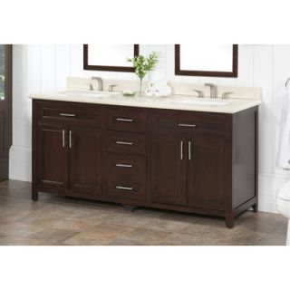 Lanza 72 Double Bathroom Vanity Set