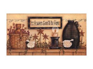 It's Always Good to be Home Poster Print by Mary Ann June (30 x 16)