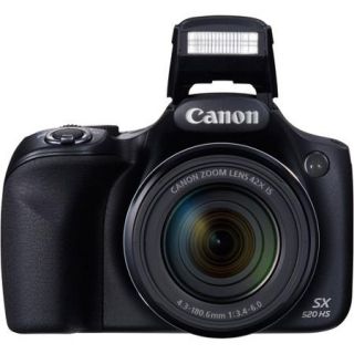 Canon PowerShot SX520 HS Digital Camera with 16 Megapixels and 42x Optical Zoom