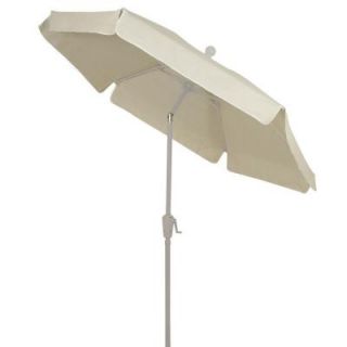 Fiberbuilt Umbrellas 7.5 ft. Patio Umbrella in White 7GCRW T Natural