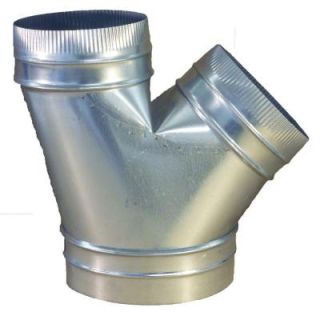 Speedi Products 10 in. x 8 in. x 8 in. Wye Branch HVAC Duct Fitting SM WYE 1088