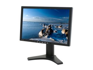 DoubleSight DS 245W Black 24" 5ms (GTG) Widescreen LCD Monitor with 4 port USB Hub and Height / Pivot Adjustments 400 cd/m2 800:1 Built in Speakers