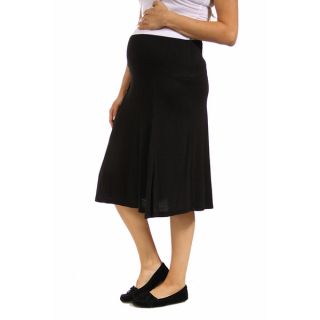 24/7 Comfort Apparel Womens Maternity Calf Length Skirt   17330938