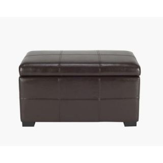 Home Decorators Collection Lily Small Storage Bench in Brown HUD8227A