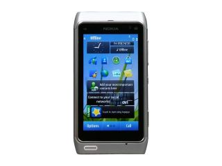 Nokia N8 16GB Silver/White Unlocked GSM Smart Phone w/ 12MP Camera / 3.5" AMOLED Touch Screen / GPS / Wi Fi 3.5"