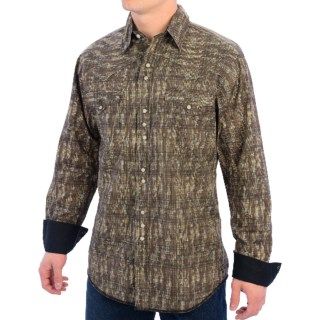 Tin Haul Techno Camo Western Shirt   Snap Front, Long Sleeve 9076Y 70