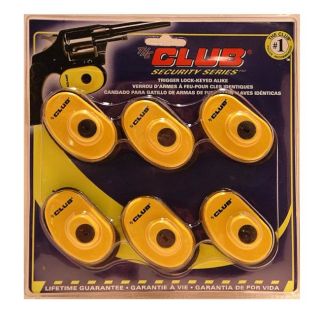 The Club Gun Trigger Lock (6 pack, Keyed Alike)   Shopping