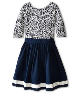 Fiveloaves Twofish Paint The Roses Dress Little Kids Big Kids Navy