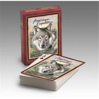 American Expeditions Wolf Playing Cards Multi Colored