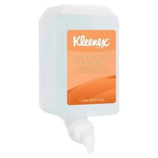 Kleenex Kimcare Antibacterial Foam Cleanser   33.8 fl oz (1000 mL)   Skin   Clear   Anti bacterial   1 Each