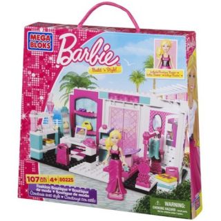 Mega Bloks Barbie Build 'n Style Fashion Boutique Play Set