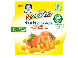 Gerber Graduates Fruit Pick Ups Peach   4.5 Ounce