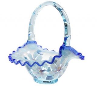Fenton Art Glass Opalescent Blue Topaz   C21273 —