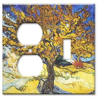 Art Plates Van Gogh Mulberry Tree Outlet/Switch Combo Wall Plate OS 306